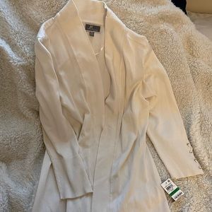 JM Collection white cardigan
